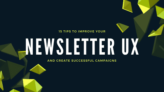 newsletter ux