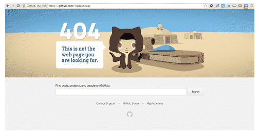Github 404 Page