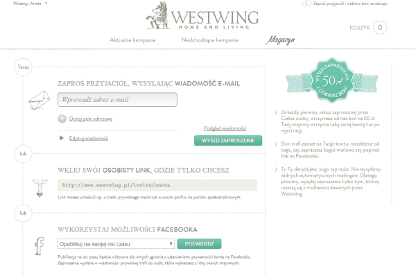 Westwing loyalty rewards