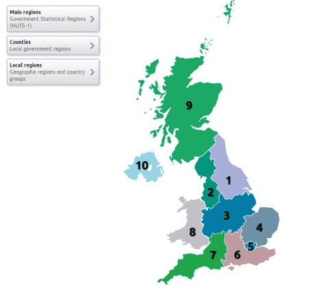 Respondents in the UK for product testing