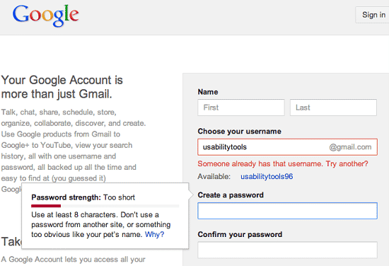 Validation is helpful for users