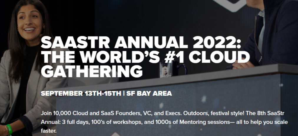 Saastr Annual 2022 Saastr Annual 2022