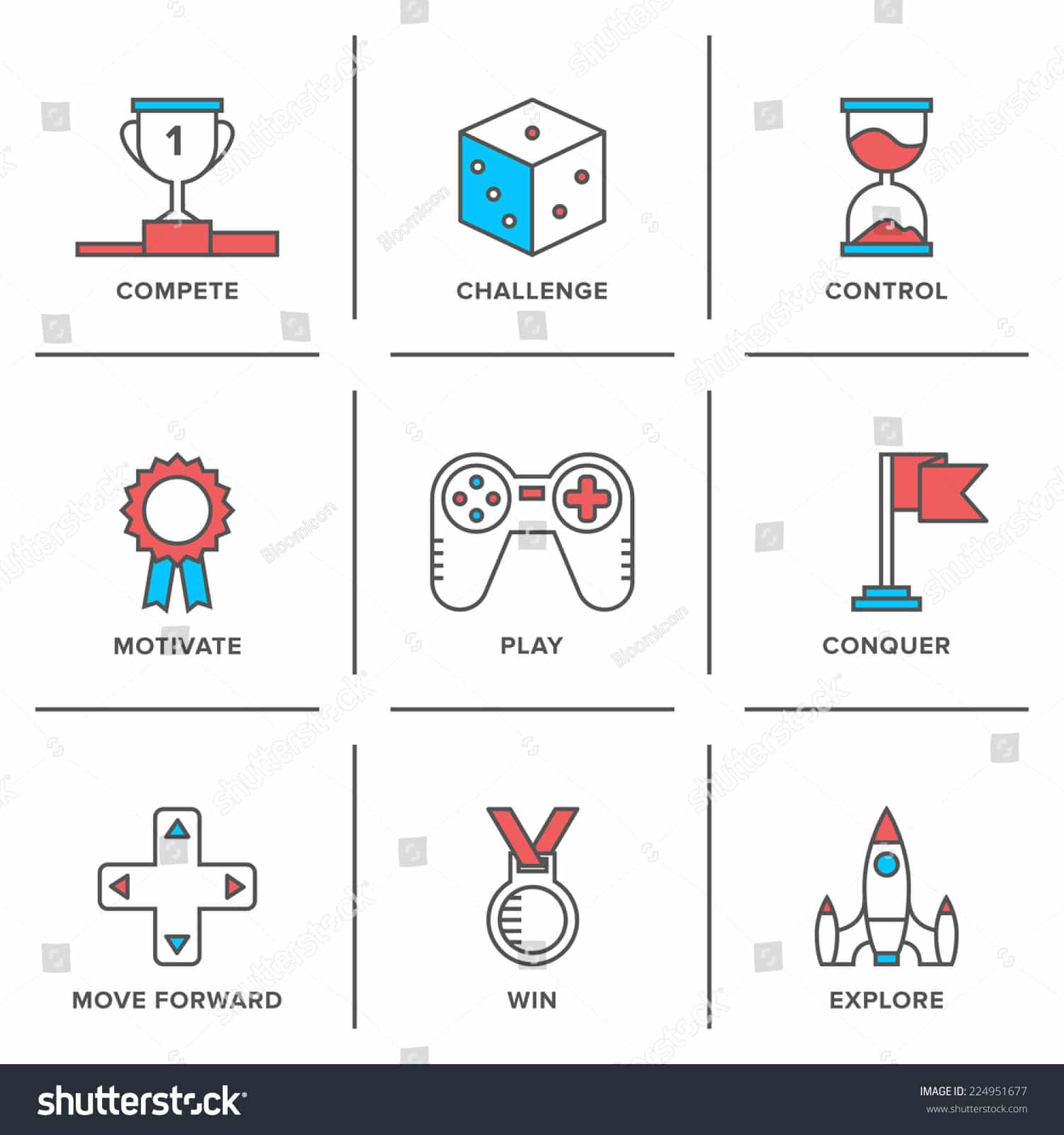 Different types of gamification in UX design