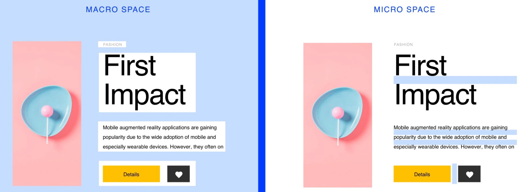 Micro vs macro white space