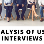 Analysis of user interviews