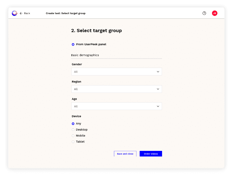 Create any study from scratch